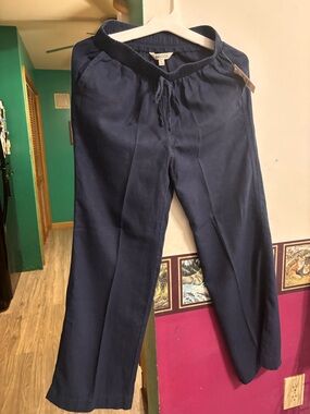Briggs New York womens Navy Drawstring Pants